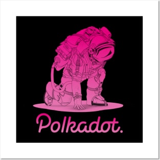 Polkadot coin Crypto coin Cryptocurrency Posters and Art
